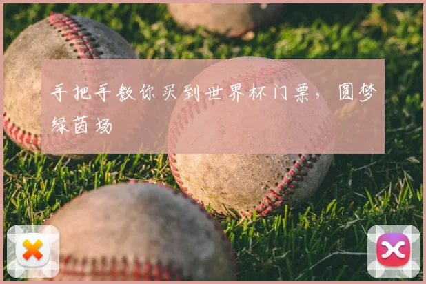 手把手教你买到世界杯门票,圆梦绿茵场